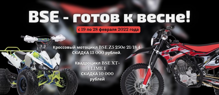 Скидка на эндуро Z5 250 BSE