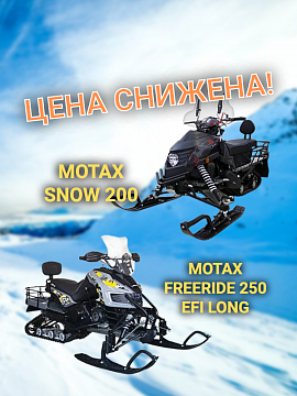 Снегоходы MOTAX: зима станет ещё ярче — цены снижены!